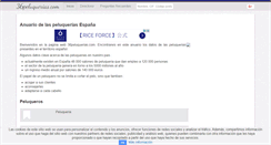 Desktop Screenshot of 36peluquerias.com