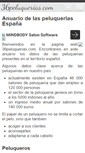 Mobile Screenshot of 36peluquerias.com